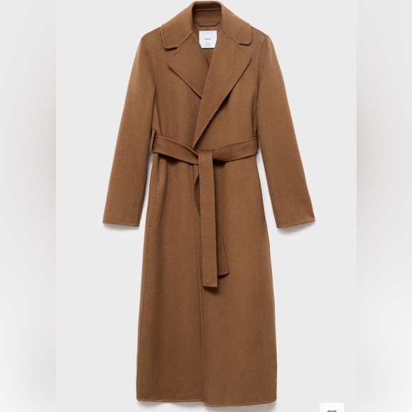 Mango Jackets & Blazers - Mango Belted Handmade Coat
